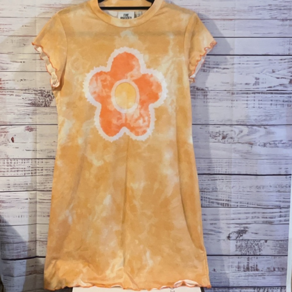 The Ragged Priest Flower Tie Dye Dress